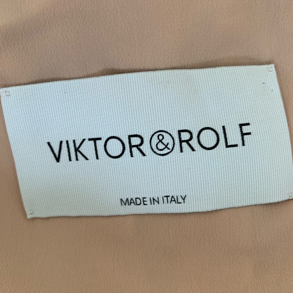 Viktor & Rolf silk blazer with chiffon back